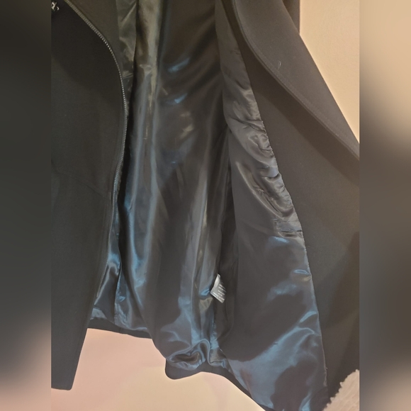 NWOT Suzy Shier Black Trench Coat/ Jacket 🌃🌴 - Picture 9 of 12